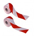 3M™ Feuille Rétroréfléchissante Microprismatique Flexible 823i Blanc/Rouge - Paquet 2 Rx de 140 mm x 9m (1 gauche, 1 droite)