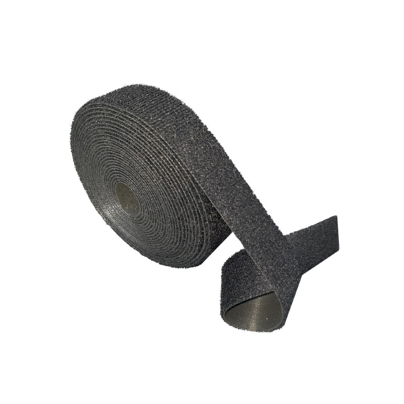 Fita Velcro Aspero 20mm Preto – Feira dos Tecidos Online