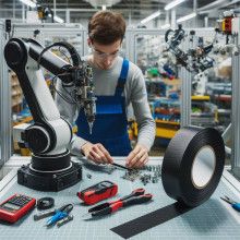 Ruban haute température pour la robotique
