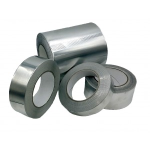 1 rouleau de ruban isolant professionnel aluminium rouleau de bande détanchéité 50 mm x 50 m Aluminium de ruban adhésif 