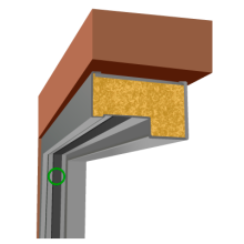 Intumescent tape for fire doors