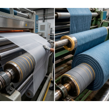 Ruban en caoutchouc pour enrouleuse textile
