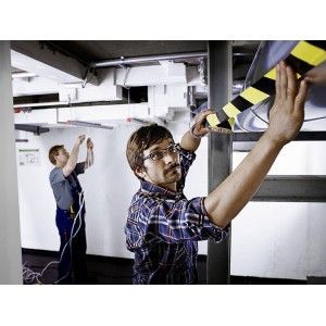 TESA Yellow Black Sign Tape