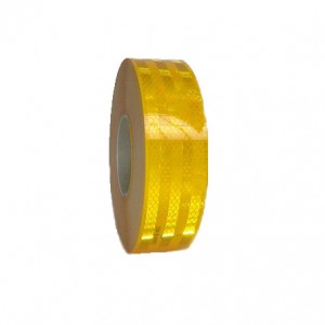 Safety Tape Non Metalized Adhesive Tape Roll x 15 ft 0.125 in 3M 3431 Yellow Micro Prismatic Sheeting Reflective Tape 