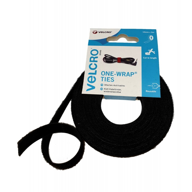 1 metro cinta marca VELCRO® 20mm ancho ONE-WRAP® auto agarre