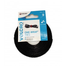 60253 Velcro, VELCRO® Brand ONE-WRAP® Reusable Ties Black - 10mm x 5m