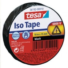TESA® Cinta Aislante PVC 65192 Hasta 6000V Negro