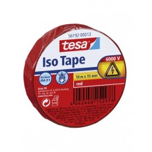 TESA® Fita Isolante PVC 56192 Hasta 6000V Vermelho