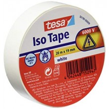 TESA® Fita Isolante PVC 56190 Hasta 6000V Branco