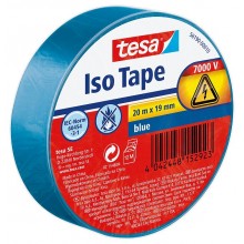 TESA® Ruban Isolant PVC 56190 Jusqu'à 6000V Bleu