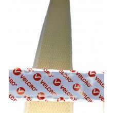 Original VELCRO® Tape With Adhesive "PS14" White Male Hook - 25m x 20mm Roll