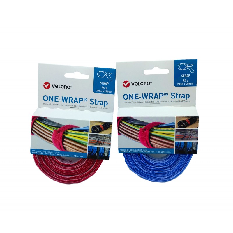 Marca VELCRO® Bridas para Sujeción de Cables Resistente al Fuego – ONE  WRAP® STRAP - Trayma