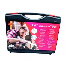 3M™ Bumpon™ Set 017, Transparent, Black and Brown Adhesive Protective Bump Case - 726 Unit Case
