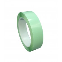 3M PET 876 Polyester Adhesive Tape with Rubber Adhesive, Green Color - 66m X 25mm Roll
