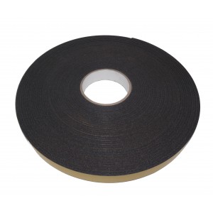Heat Resistant Polyethylene Foam Adhesive Tape, Gray Color, 20m X 25mm Roll, 3mm Thick