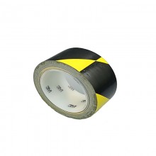 3M ™ Premium Vinyl Tape with Security Stripes 5702, Yellow/Black - Roll 33m x 50mm, 0.14 mm