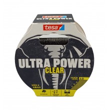 TESA® Extreme Repair Tape ''Invisible'' ULTRA POWER® CLEAR 56496, Transparent & Waterproof - Roll 10m x 48mm