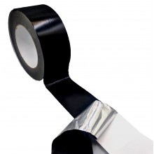 Rollo cinta adhesiva negra ST - Somosplenum